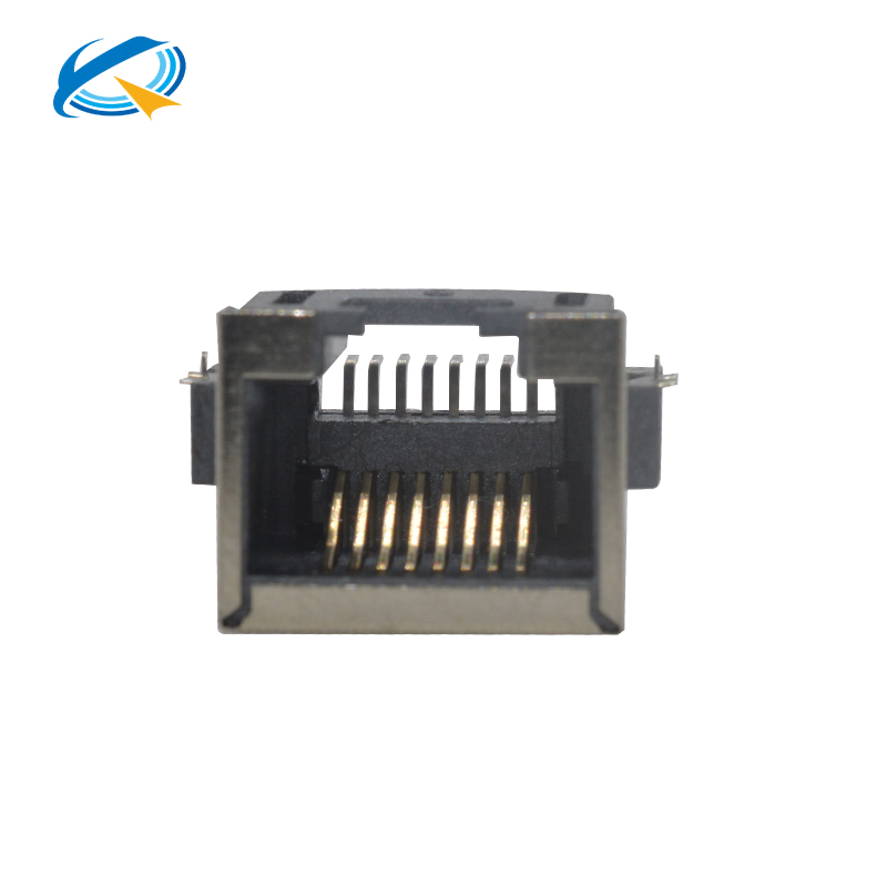 帶屏蔽的rj45網(wǎng)線插口母座