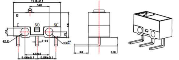 插班型端子微動(dòng)開關(guān) 插班型端子微動(dòng)開關(guān)