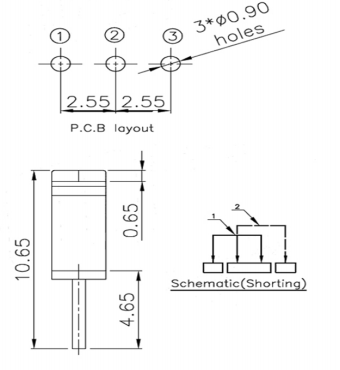 撥動(dòng)開關(guān)電路圖