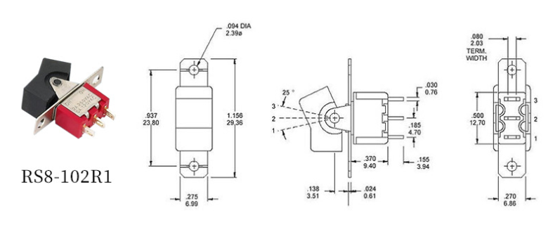 帶耳鈕子開關(guān) 帶耳鈕子開關(guān)