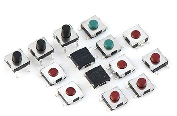 不同改顏色的按鈕輕觸開關 不同改顏色的按鈕輕觸開關