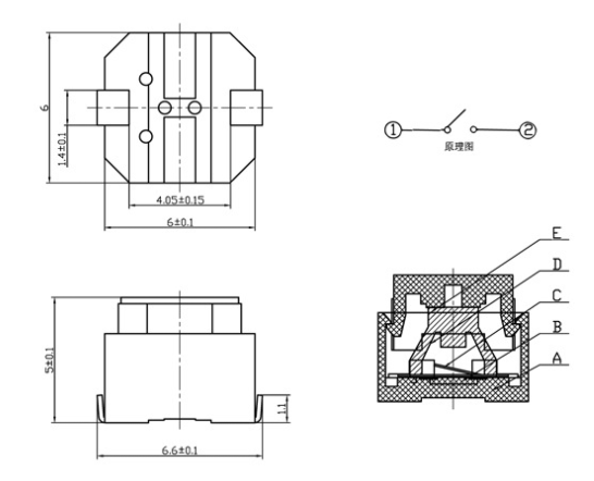 無(wú)聲輕觸開(kāi)關(guān)尺寸 無(wú)聲輕觸開(kāi)關(guān)尺寸